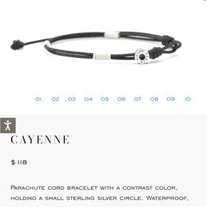 Maryam Nassir Zadeh Black and White Bracelet